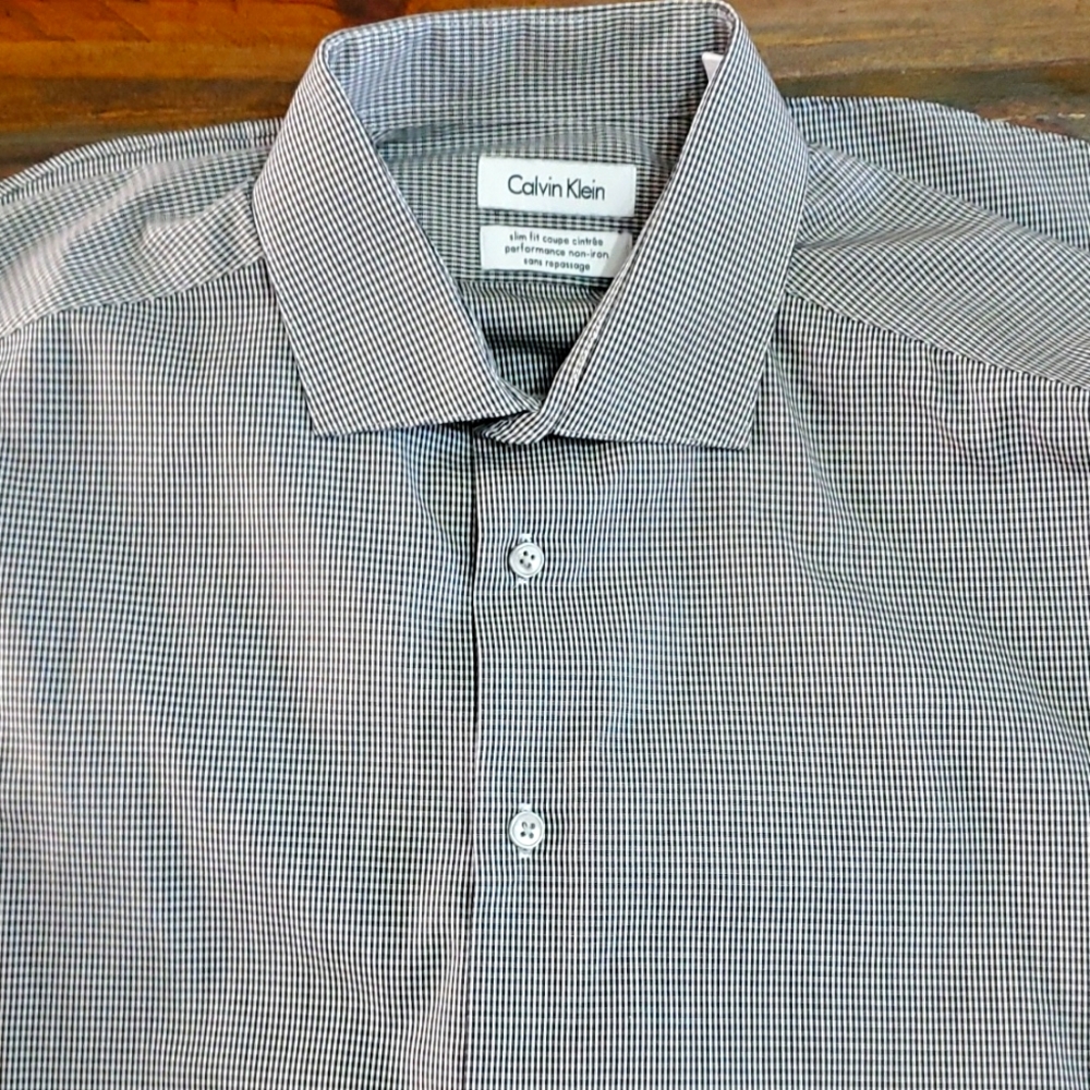 Calvin Klein Dress Shirt w French Cuff